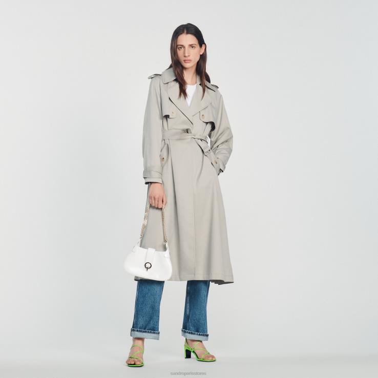 ženy Sandro Paris off white sladká retiazka janet príslušenstvo 428TH564